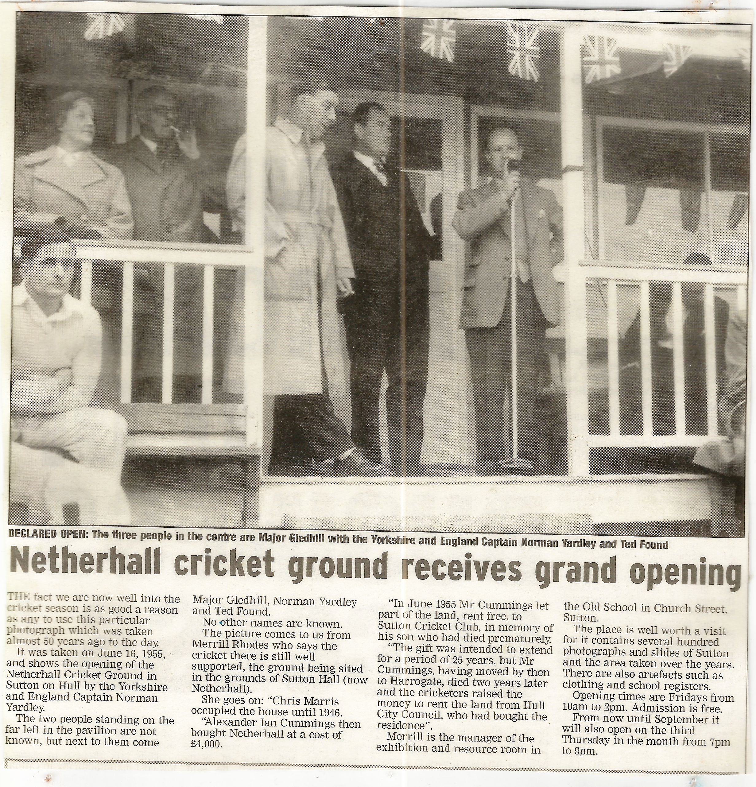 Netherhall opening